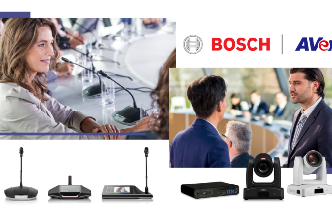 AVer and Bosch Amp up Conference Streaming in the Professional Meeting Market with Multi-Camera Voice Tracking